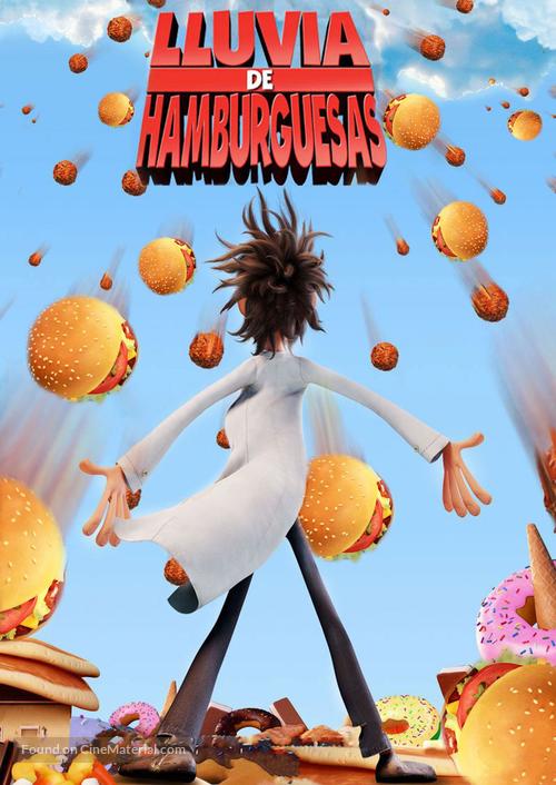 Cloudy with a Chance of Meatballs - Colombian Movie Poster
