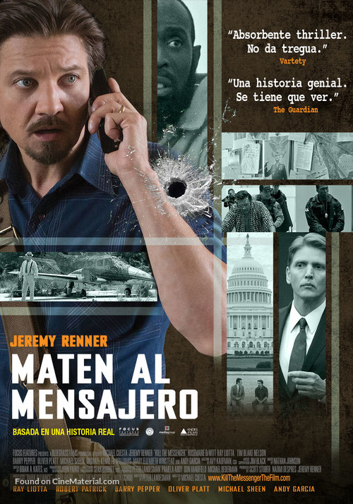 Kill the Messenger - Mexican Movie Poster