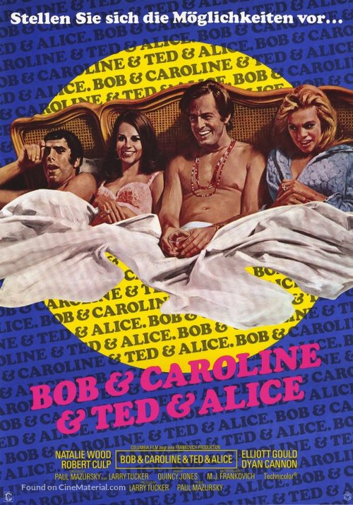 Bob &amp; Carol &amp; Ted &amp; Alice - German Movie Poster