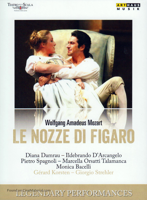 Le nozze di Figaro - Italian DVD movie cover