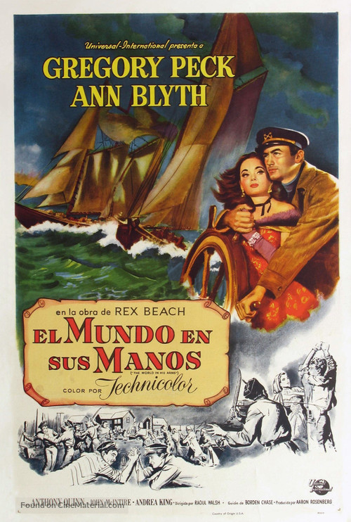 The World in His Arms - Spanish Movie Poster