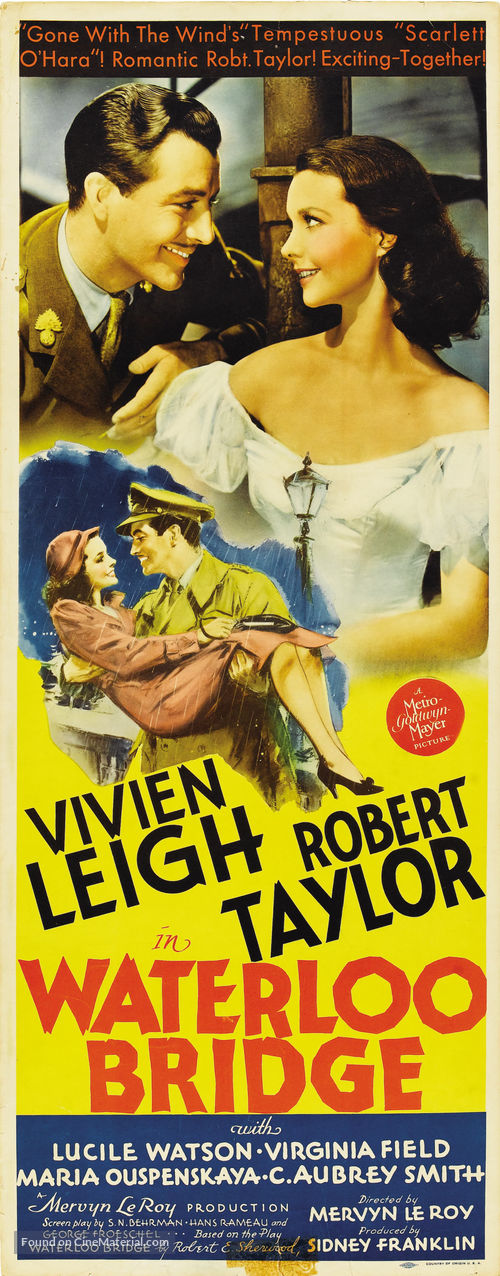 Waterloo Bridge (1940) movie poster