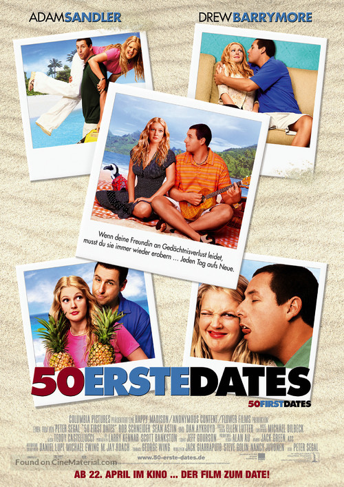 50 First Dates - German Movie Poster