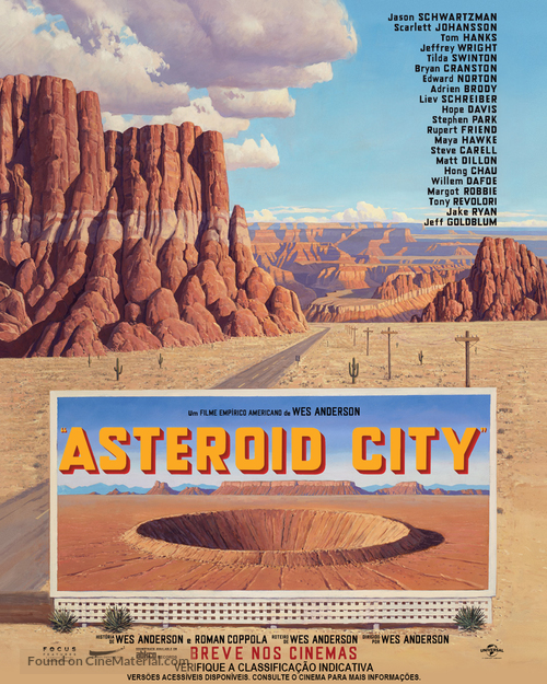 Asteroid City - Brazilian Movie Poster