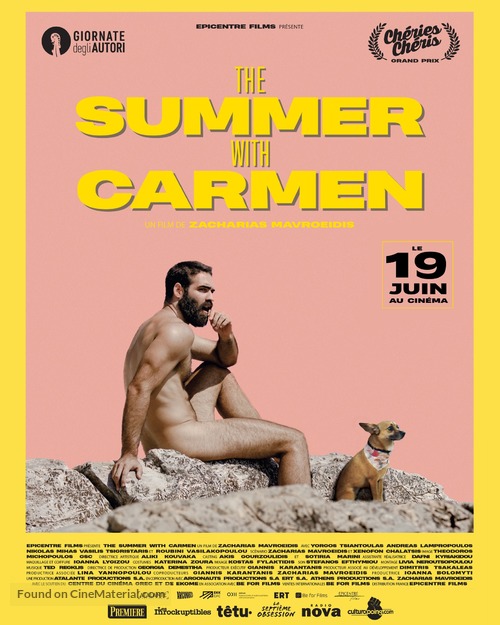 The Summer with Carmen - French Movie Poster