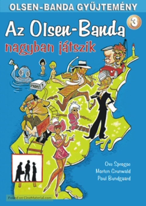 Olsen-banden i Jylland - Hungarian DVD movie cover