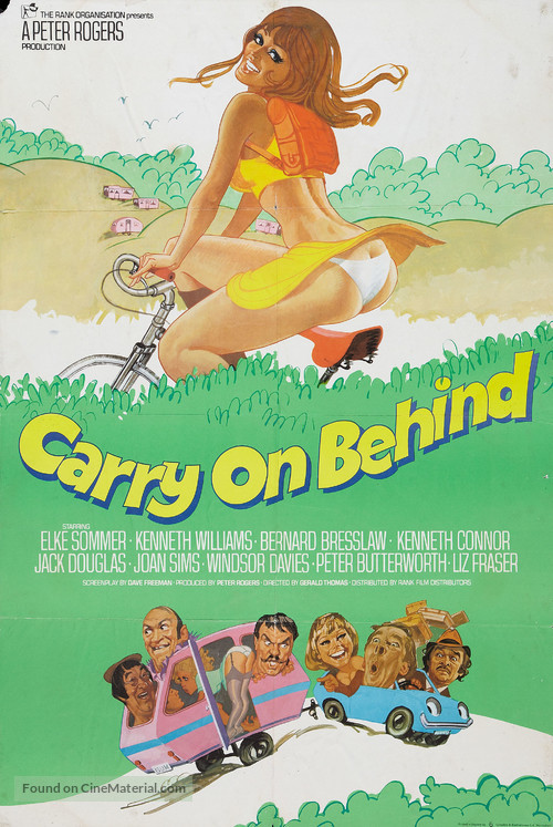 Carry on Behind - British Movie Poster