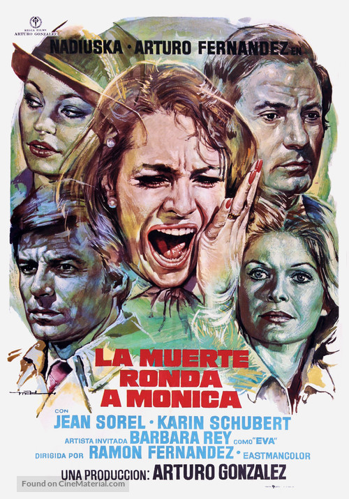 Muerte ronda a M&oacute;nica, La - Spanish Movie Poster