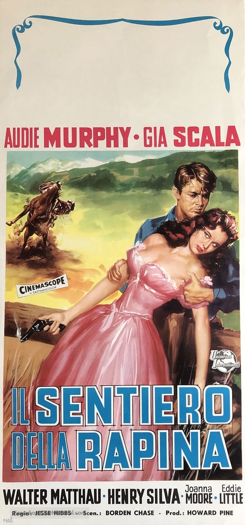 Ride a Crooked Trail - Italian Movie Poster