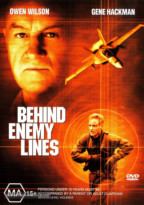 Behind Enemy Lines - Australian DVD movie cover
