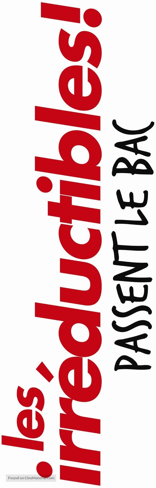 Irr&eacute;ductibles, Les - French Logo