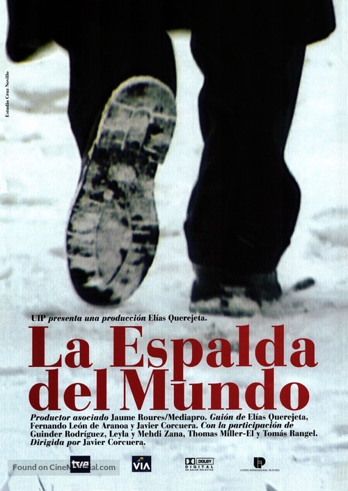 Espalda del mundo, La - Spanish Movie Poster