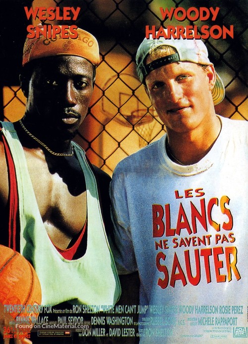 White Men Can&#039;t Jump - French Movie Poster