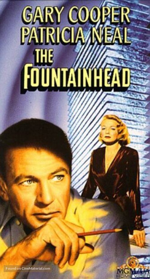 The Fountainhead - VHS movie cover