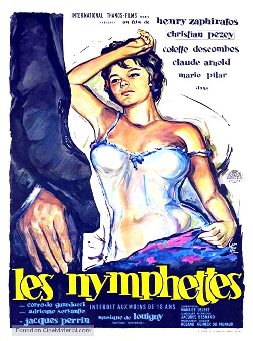 Les nymphettes - French Movie Poster