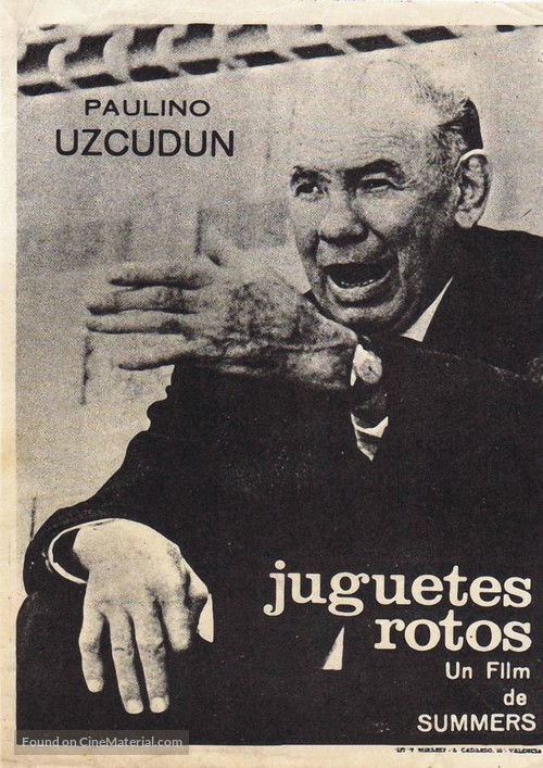 Juguetes rotos - Spanish Movie Poster