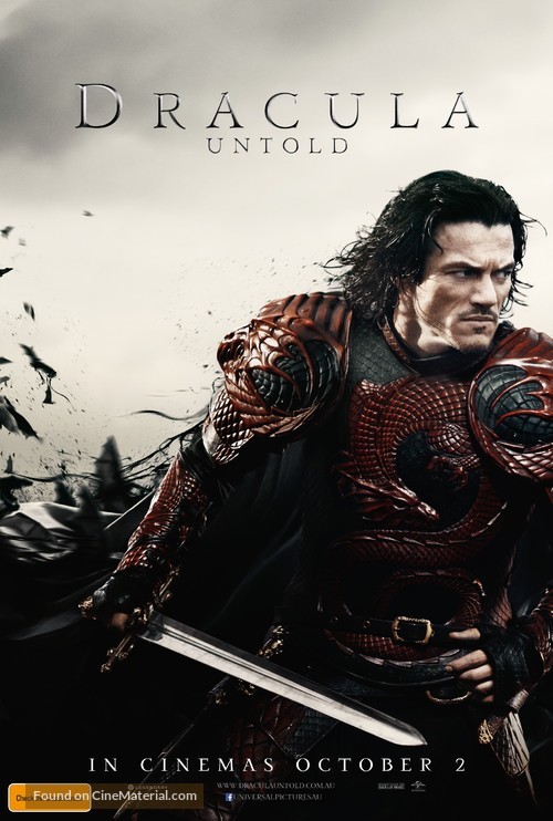 Dracula Untold - Australian Movie Poster