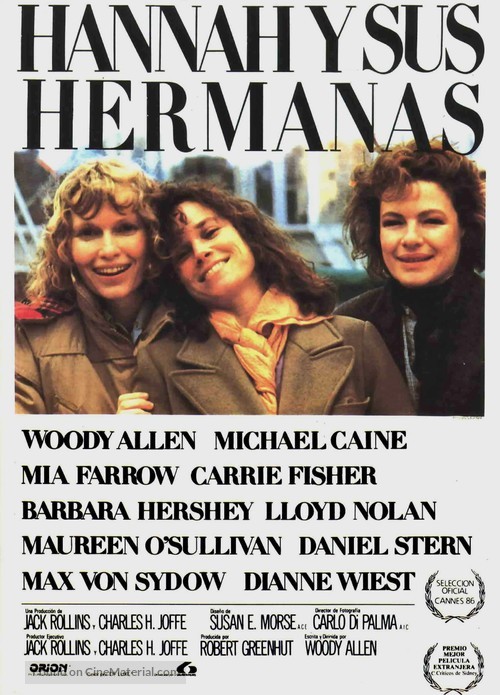 Hannah and Her Sisters - Spanish Movie Poster