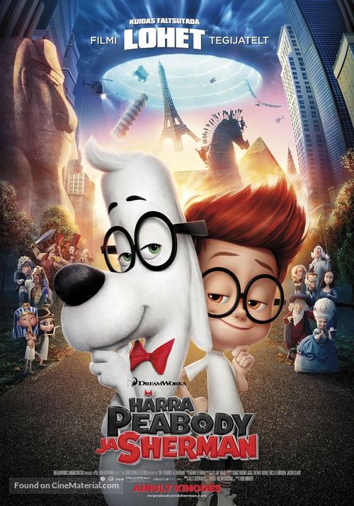 Mr. Peabody &amp; Sherman - Estonian Movie Poster