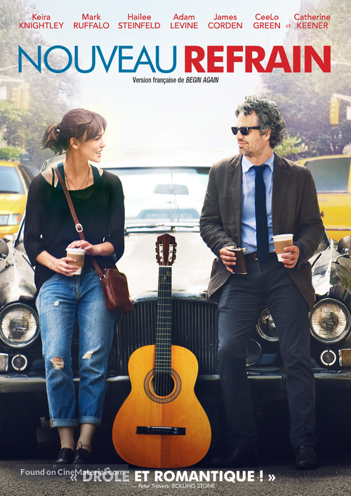 Begin Again - Canadian DVD movie cover