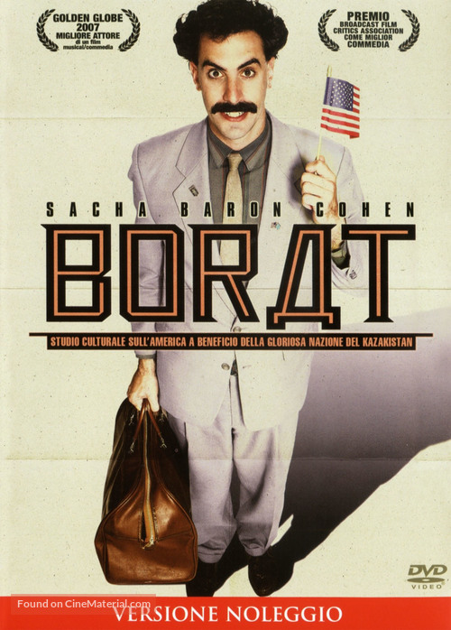 Borat: Cultural Learnings of America for Make Benefit Glorious Nation of Kazakhstan - Italian DVD movie cover