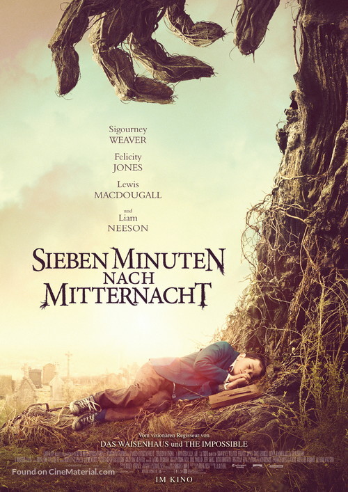A Monster Calls - German Movie Poster