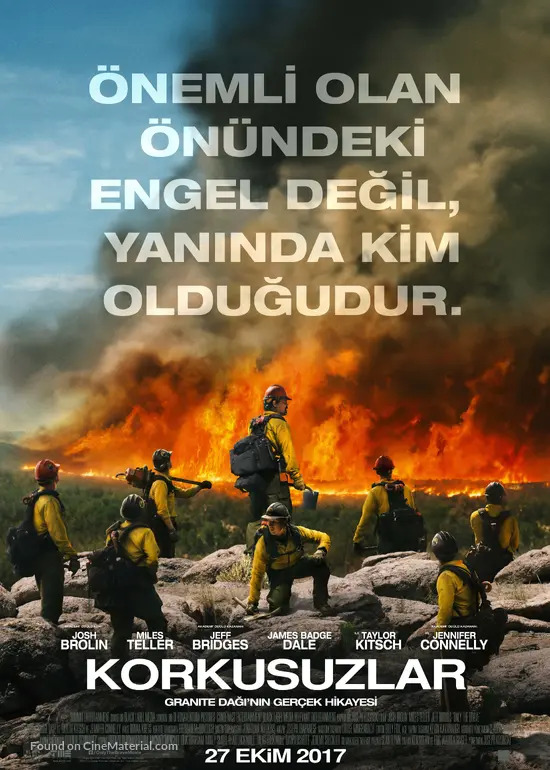 Only the Brave - Turkish Movie Poster