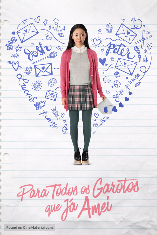 To All the Boys I&#039;ve Loved Before - Brazilian Movie Poster