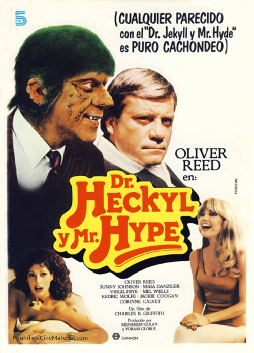 Dr. Heckyl and Mr. Hype - Spanish Movie Poster