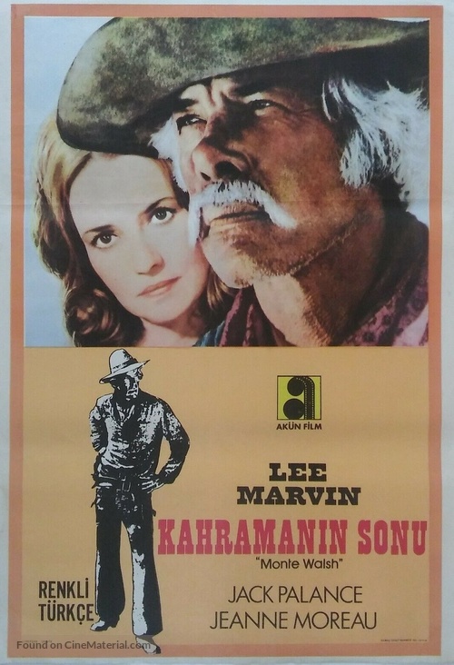 Monte Walsh - Turkish Movie Poster