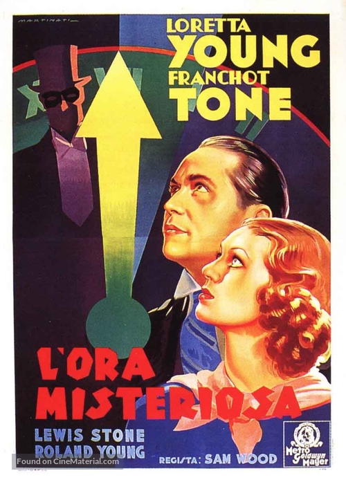 The Unguarded Hour - Italian Movie Poster