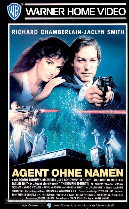 The Bourne Identity - German VHS movie cover