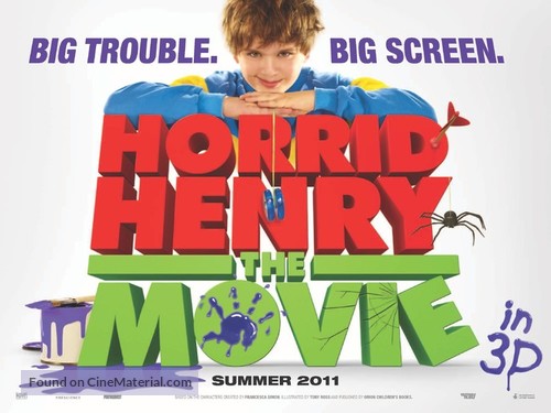 Horrid Henry: The Movie - British Movie Poster