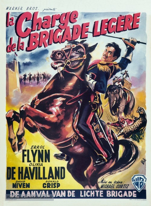 The Charge of the Light Brigade - Belgian Movie Poster