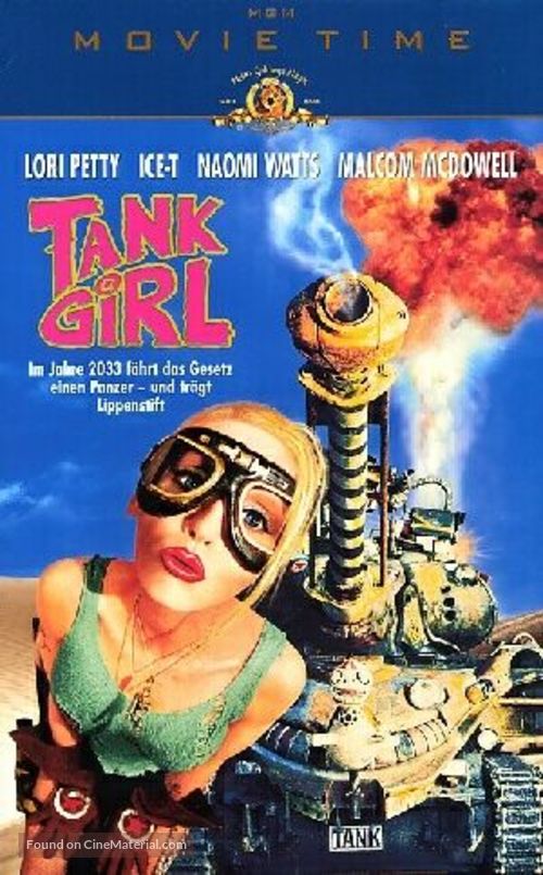 Tank Girl - German Movie Cover