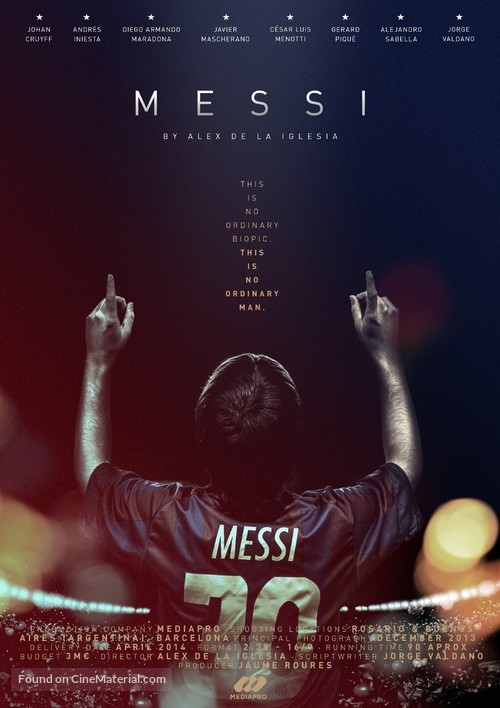 Messi - Spanish Movie Poster