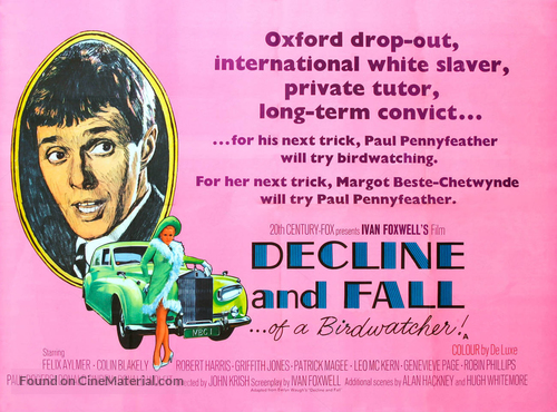 Decline and Fall... of a Birdwatcher - British Movie Poster