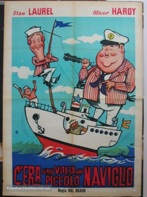 Saps at Sea - Italian Movie Poster