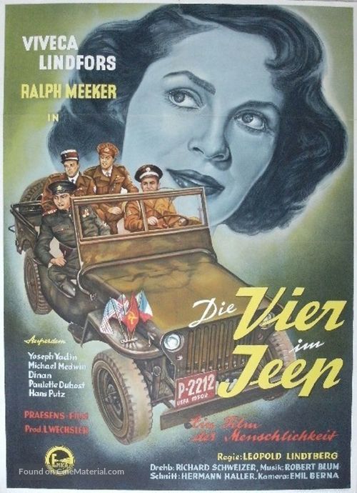 Die Vier im Jeep - Swiss Movie Poster