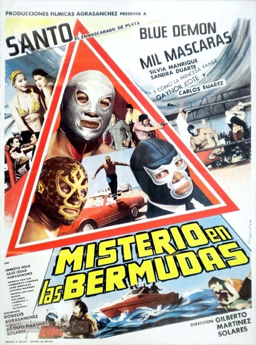 Misterio en las Bermudas - Mexican Movie Poster