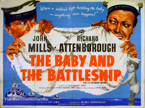 The Baby and the Battleship - British Movie Poster