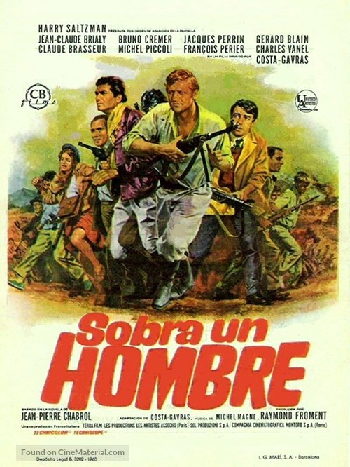 Un homme de trop - Spanish Movie Poster
