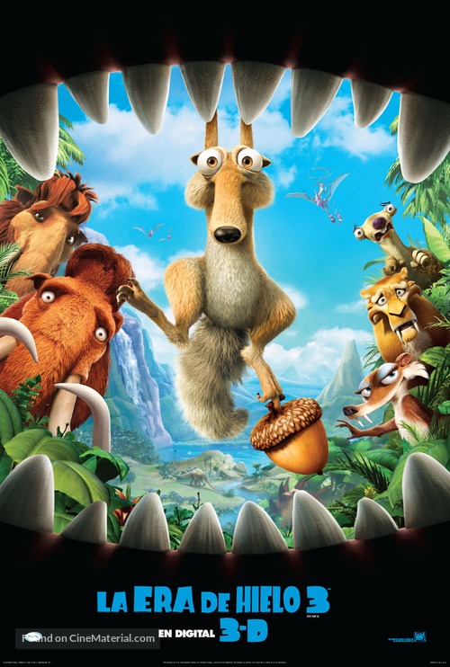 Ice Age: Dawn of the Dinosaurs - Mexican Movie Poster