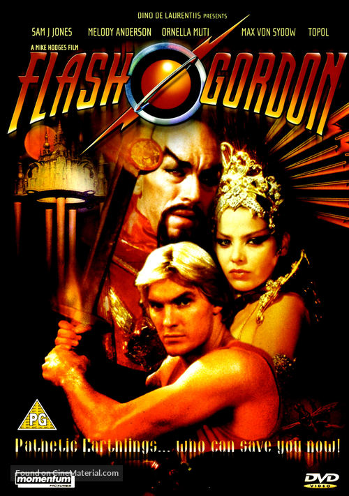 Flash Gordon - British DVD movie cover