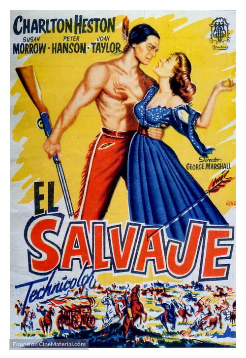 The Savage - Spanish Movie Poster