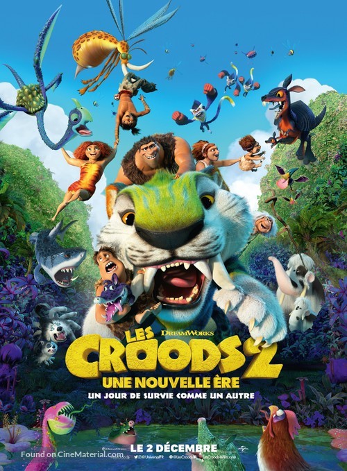 The Croods: A New Age - French Movie Poster