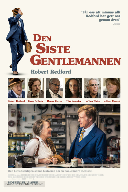 Old Man and the Gun - Danish Movie Poster