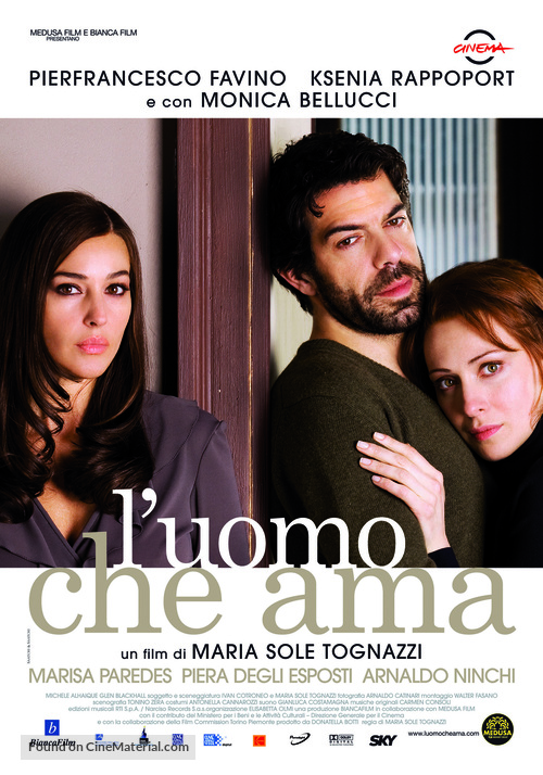 L&#039;uomo che ama - Italian Movie Poster