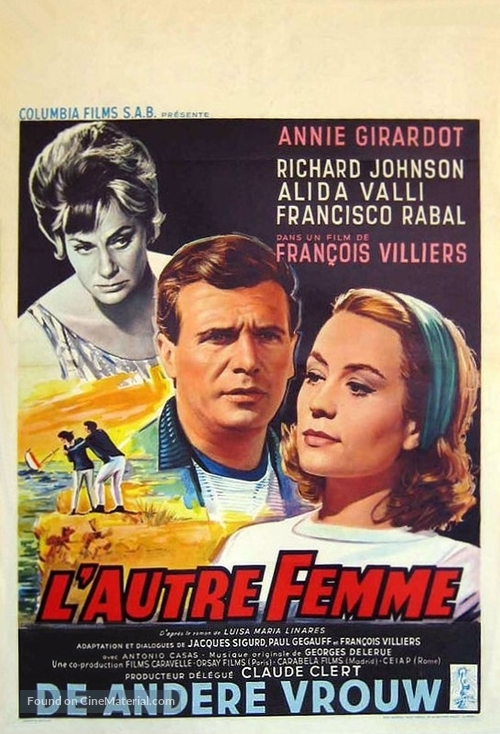 L&#039;autre femme - Belgian Movie Poster