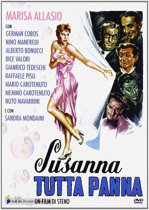 Susanna tutta panna - Italian DVD movie cover